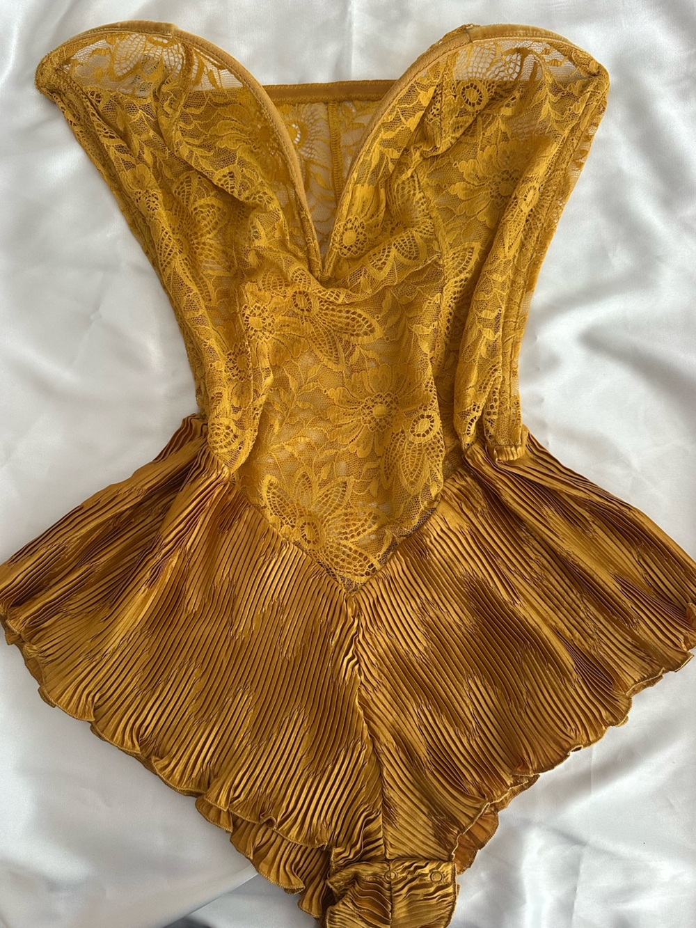 NWOT La Perla 1990 pleated bodysuit #037